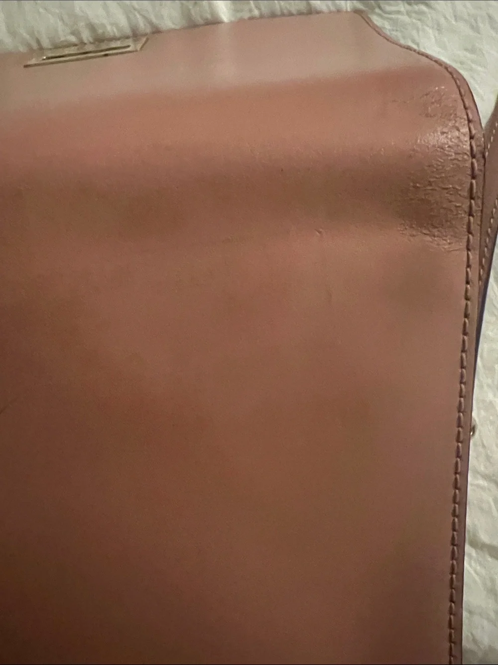 kate spade Dusty Rose Leather Crossbody with Gold Hardware